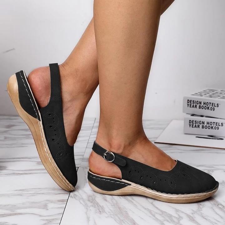 Comfortabele platte sandalen voor dames