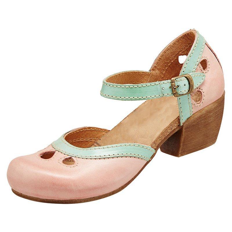 Comfortabele orthopedische sandalen met lage hak