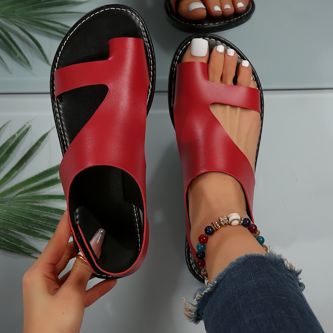 Sportieve en ademende orthopedische sandalen
