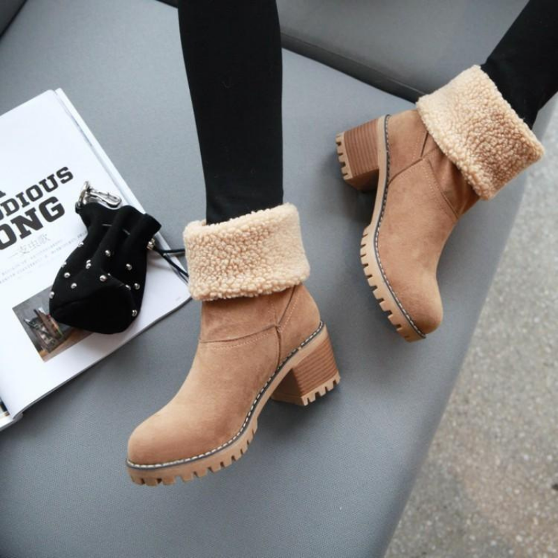 Kinsley® | Warm winter boots made of suede in various designs