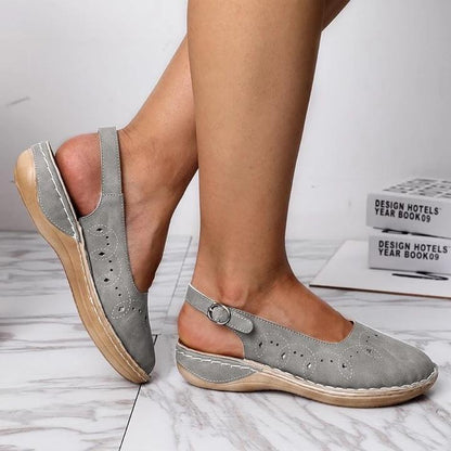 Comfortabele platte sandalen voor dames
